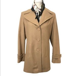 Chadwick’s Wool Blend Single breasted peacoat